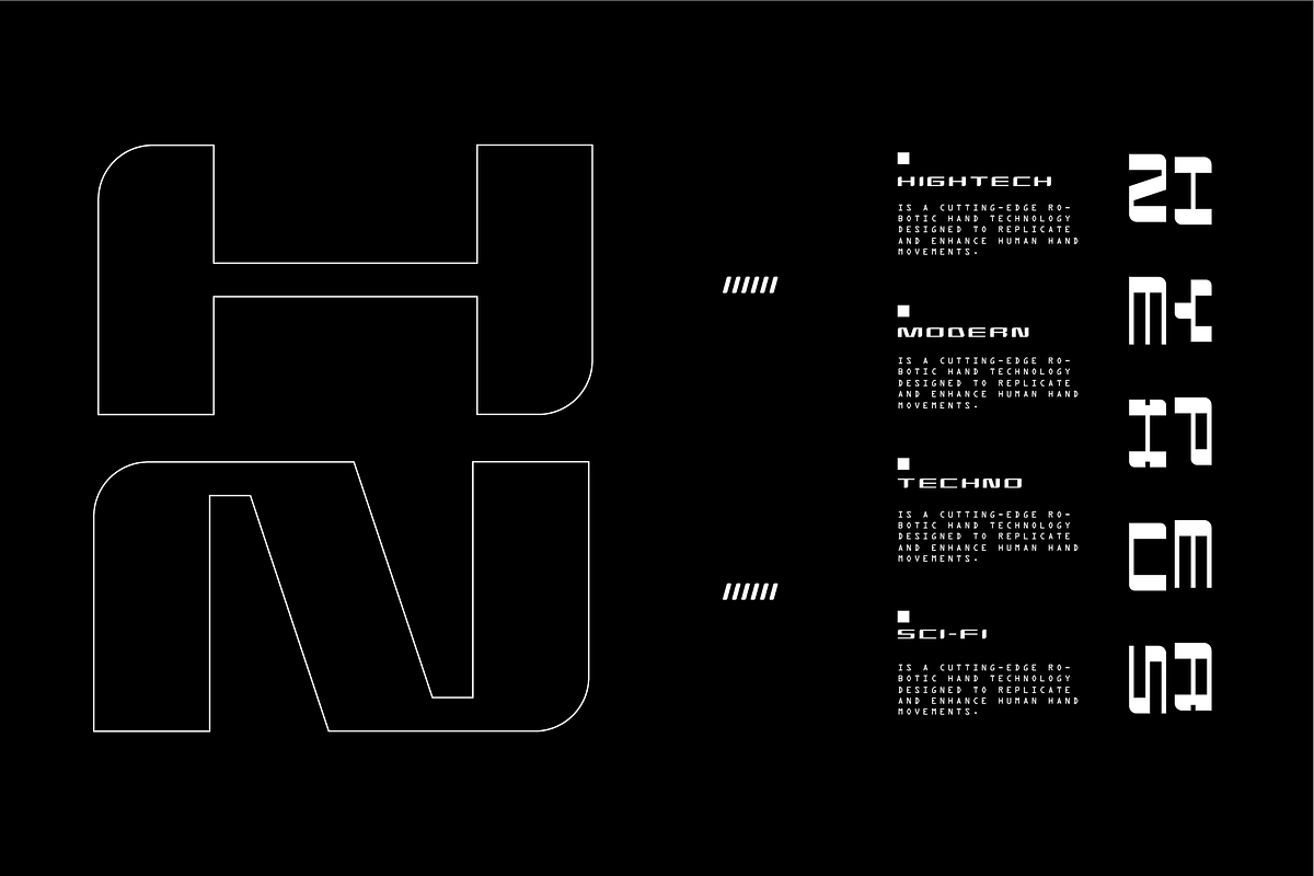 Brixer - Futuristic Display Font, a Sans Serif Font by Typeagle (Photo 5 of 10)