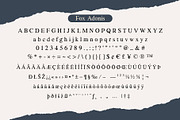 Fox Adonis: 4 Font Styles, a Serif Font by Fox7 By Rattana (Thumbnail 8 of 13)