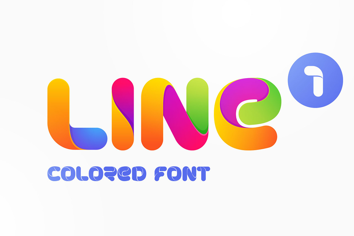 One Line Bold Colored font, a Symbol Font by kaer_shop (Photo 9 of 10)
