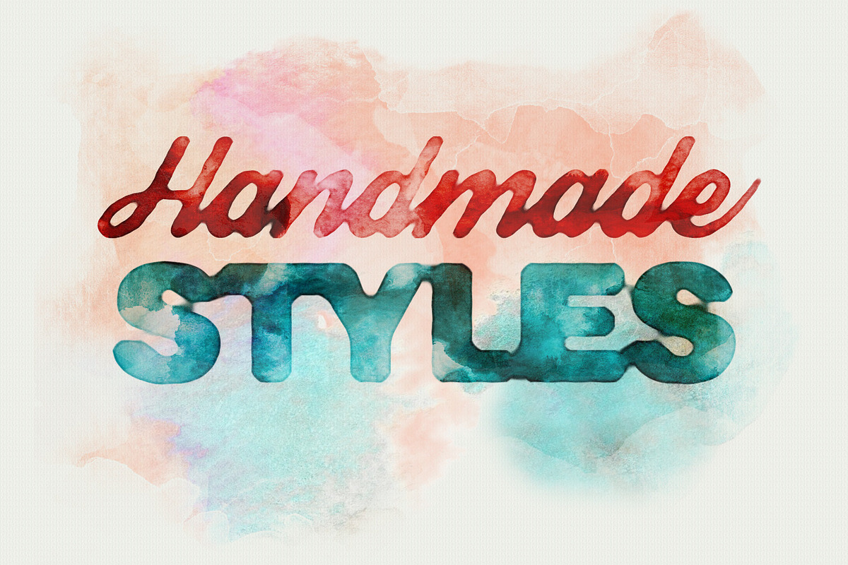 Watercolor Text Effects preview 4