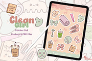 Clean Girl Sticker Set, a Graphic by Dori Debreceni draws (Thumbnail 4 of 4)