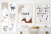 ROAR. Dino Patterns & Alphabet, a Pattern Graphic by ValeriiaFeeva (Thumbnail 8 of 12)
