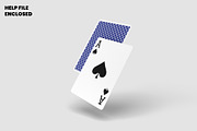 Playing Cards Mockups v4 - 14 Views, an Advertising Mockup by Illusiongraphic (Thumbnail 4 of 26)