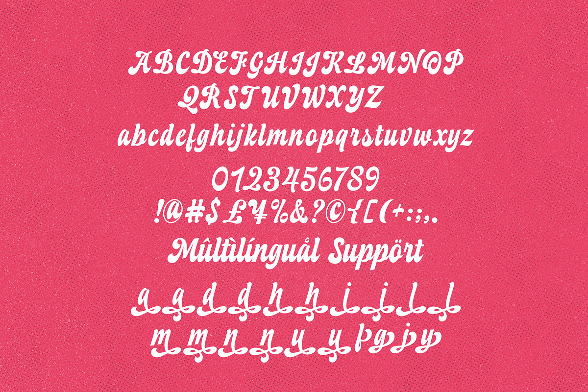 Duckin – Funky Retro Script, a Script Font by Four Lines Std. (Photo 9 of 10)