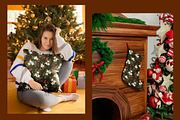 Golden & Mistletoe Charm, a Pattern Graphic by MSNTY STUDIOX (Thumbnail 25 of 26)
