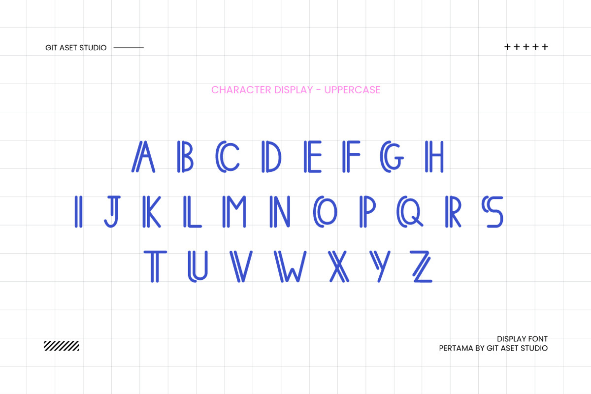 Pertama Display Font, a Sans Serif Font by gitasetstudio (Photo 2 of 6)