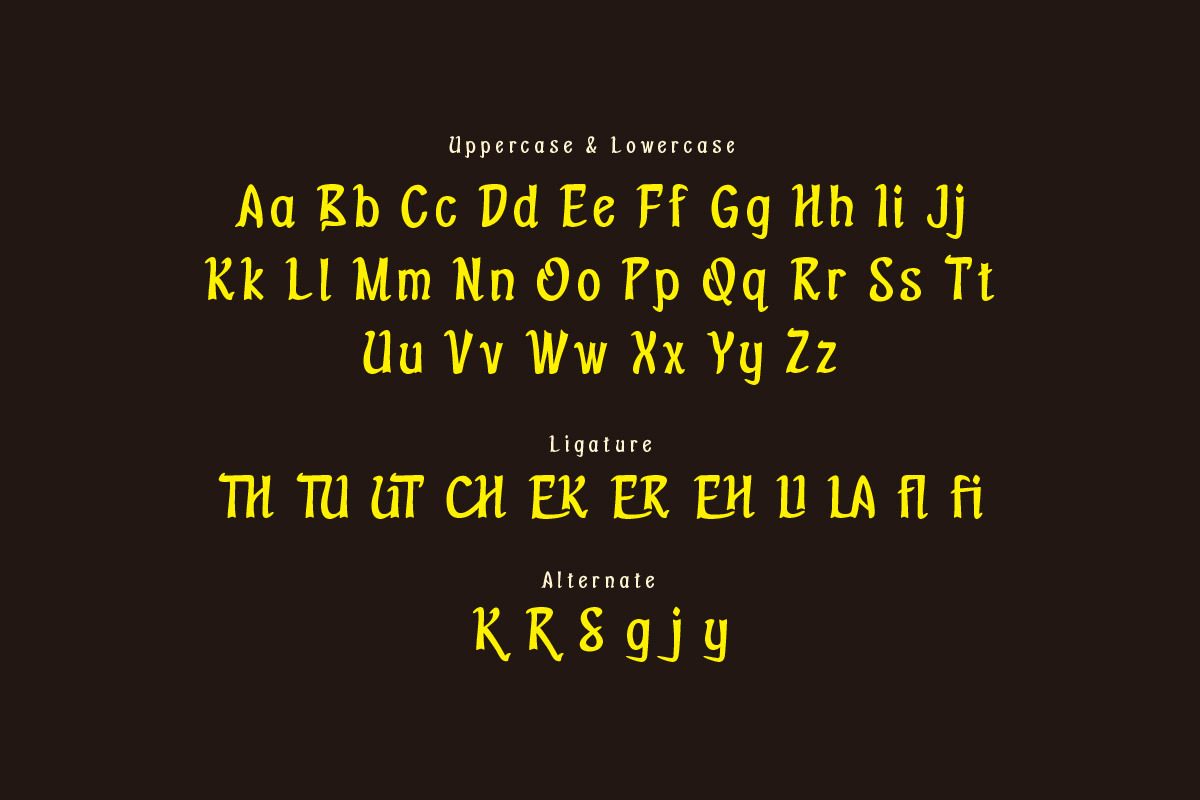 Rekson - Movie Display Font, a Handwritten Font by twinstd (Photo 3 of 10)