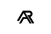 Modern AR Lettermark Logo Design, a Branding & Logo Template by Vectorium Studio (Thumbnail 1 of 2)