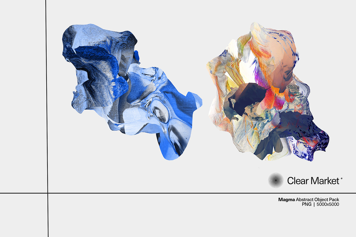 Magma - Abstract Object Pack, an Object Graphic by Overland® (Photo 10 of 11)
