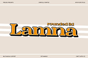 Lamna Rounded 3D, a Serif Font by Craft Supply Co. (Thumbnail 1 of 8)