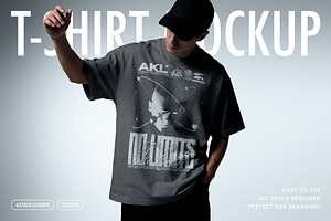 Apparel Branding T-Shirt Mockup, an Advertising Mockup by Design Squad