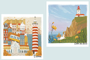 Portuguese city lighthouses., an Object Illustration by Dashnpro (Thumbnail 4 of 6)