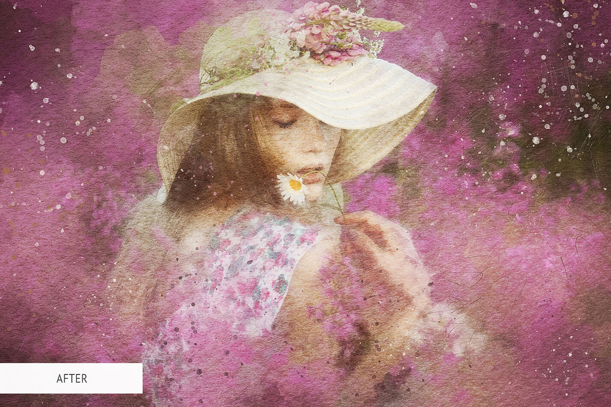 Photoshop Actions - Watercolor Paint, an Action Add-On by FixThePhoto