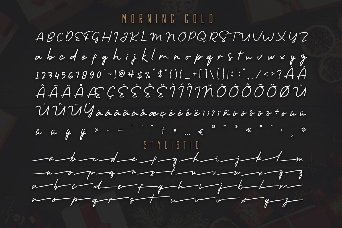 Morning Gold - Handwritten Font preview 5