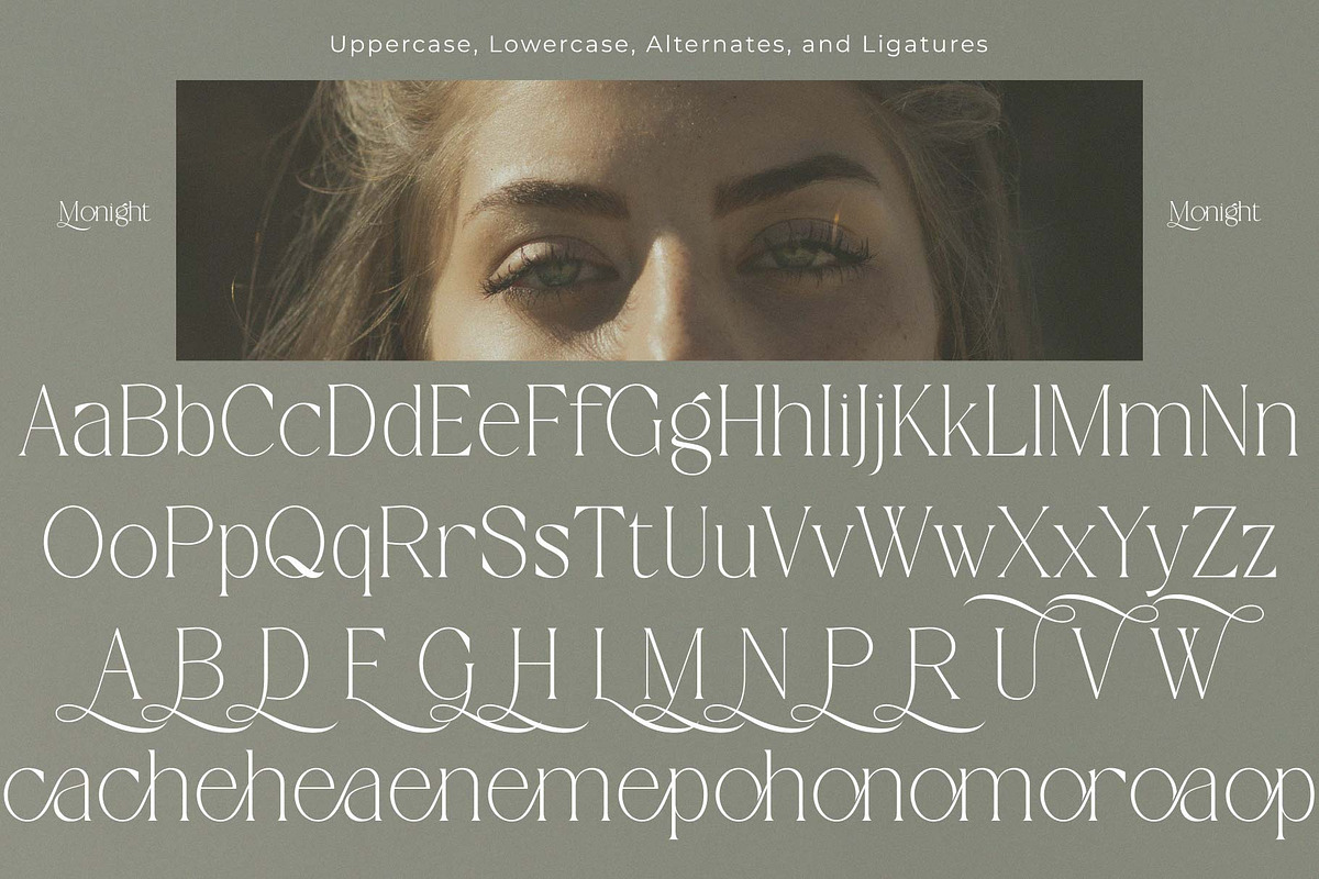 Monight – Elegant Modern Serif Font, a Serif Font by Muflieart (Photo 9 of 10)