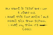 Sick Day - Kids Font, a Handwritten Font by Tropical Type (Thumbnail 1 of 10)