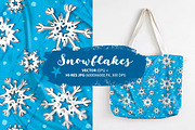 Snowflakes seamless pattern, a Pattern Graphic by Melniklenart (Thumbnail 1 of 4)
