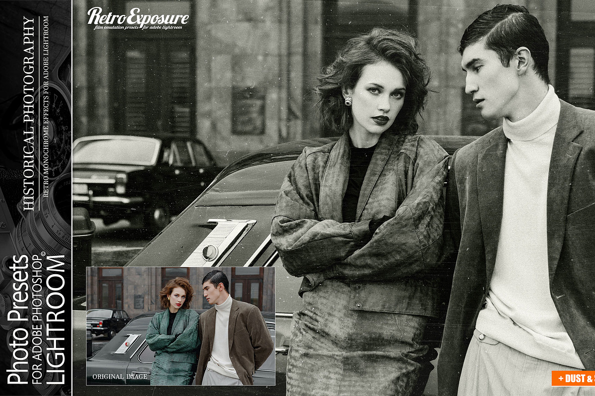 Presets for Lightroom Retro Exposure, an Action Add-On by Miracle_Design (Photo 34 of 51)