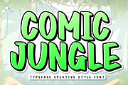 Comic Jungle | Script Font, a Script Font by Scratchones (Thumbnail 1 of 8)