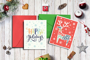 Christmas Helper Lettering & Clipart