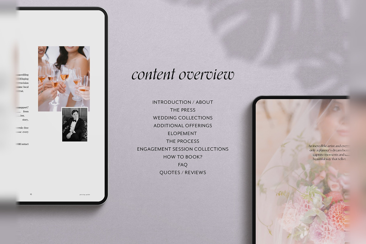 Wedding Photography Pricing Guide, a Brochure Template by Cagdas Yoldas (Photo 5 of 7)
