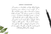 Scarlette Script, a Script Font by Sarid Ezra (Thumbnail 4 of 12)