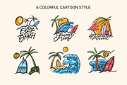 Summer Illustrations & Doodles Set, a Seasonal Illustration by Oktyabr (Thumbnail 5 of 10)