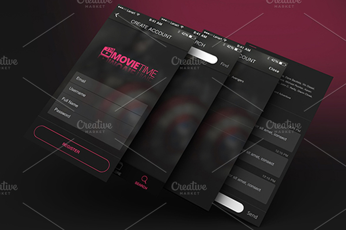 MOVIETIME MOCKUP, Sketch 3 preview 4