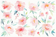 watercolor wedding flowers, a Decorative Illustration by artnLera (Thumbnail 3 of 3)