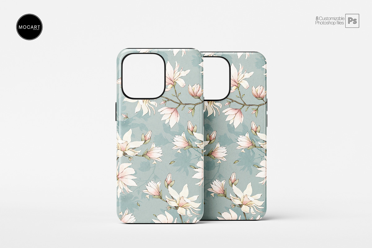 iPhone 13-14 Pro Tough Case Mockup, a Wearable Device Mockup by Mocart (Photo 6 of 11)