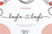 Layla layli, a Script Font by Sulthan Studio (Thumbnail 1 of 9)