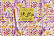 Watercolor Tribal Geometric Pattern, a Pattern Graphic by SirenaArt (Thumbnail 1 of 14)