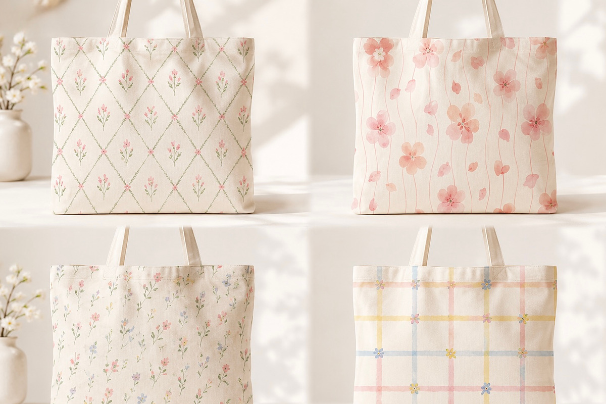 Spring Bloom Watercolor Backgrounds, a Decorative Illustration by HeavensStar (Photo 2 of 11)
