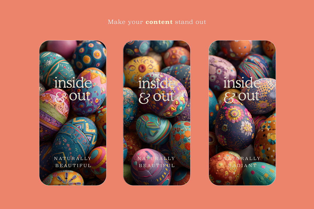 Painted Easter Eggs, a Background Photo by Picturesque Stories (Photo 3 of 6)