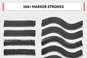 300+ REAL MARKERS FOR ILLUSTRATOR, a Brush Add-On by HEJBRUSH.COM (Thumbnail 4 of 4)