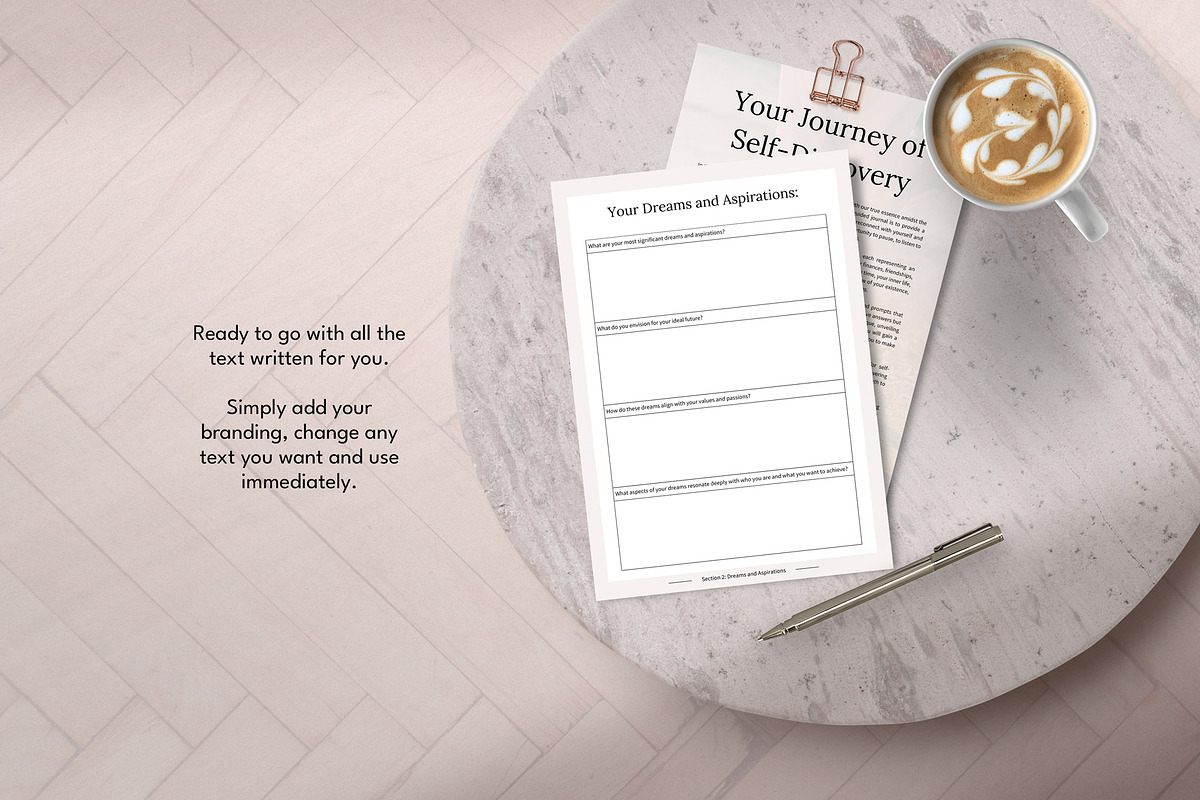 Self-Discovery Journal Canva Templates