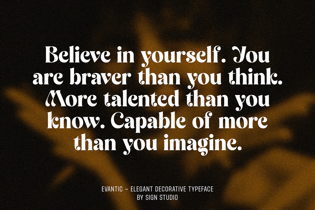Evantic - Classic Bold Typeface, a Serif Font by Sign Studio (Photo 11 of 14)