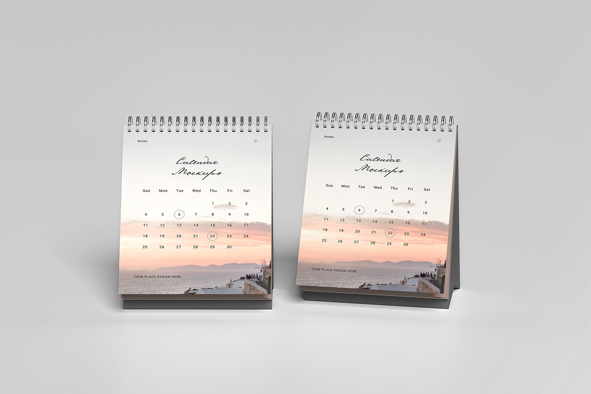 Calendar Mockup, a Merchandise Mockup by AnasStudio (Photo 3 of 5)