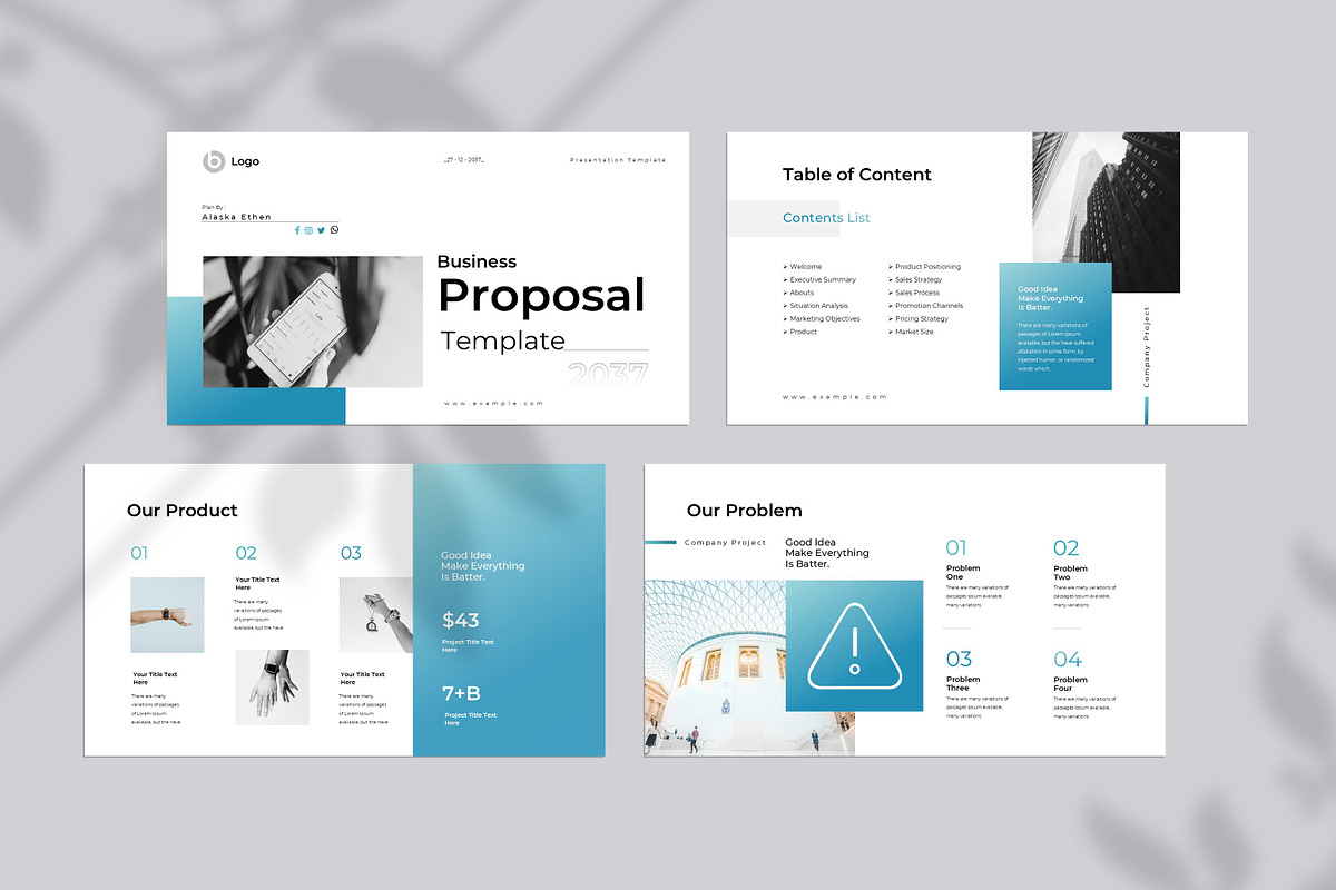Business Proposal Presentation Templ, a Presentation Template by Slide-Agency (Photo 2 of 10)