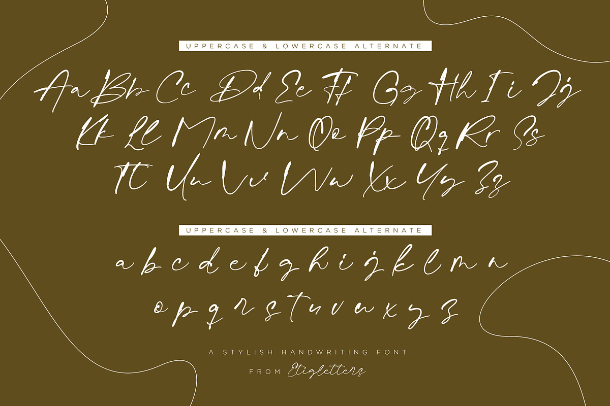 One Thousand Handwriting, a Script Font by etigletters (Photo 15 of 15)