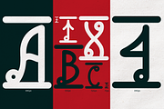Cord Decorative Display Font, a Symbol Font by Roland Huse Design (Thumbnail 2 of 7)