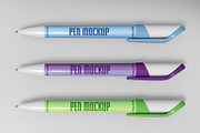 Pen Mockup, a Pens & Pencil Mockup by Mockupnine (Thumbnail 3 of 4)