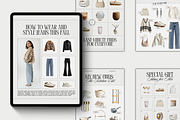 LTK Fashion Canva Templates, a Social Media Template by Xenié Creative (Thumbnail 7 of 9)