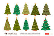 Christmas Decor Clipart Bundle, a Seasonal Illustration by vik.stock (Thumbnail 3 of 8)