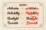 Realistica Font, a Script Font by Allmostudio (Thumbnail 6 of 9)