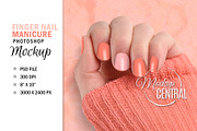 Finger Nail Mockup, Beauty Manicure, a Mockup by HaywireMedia & Mockups (Thumbnail 3 of 4)