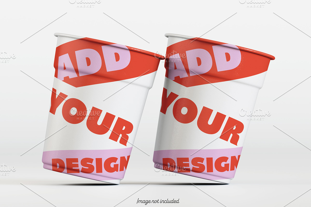 Cup plastic mockup bundles V1, a Packaging Mockup by Ambo Ampeng (Photo 13 of 19)