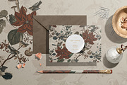 Christmas Flowers and Birds Pattern, a Pattern Graphic by paper aesthetic (Thumbnail 6 of 7)