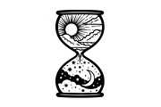 Celestial Sun Moon Hourglass Bundle, an Illustration by Gaye Art (Thumbnail 3 of 31)