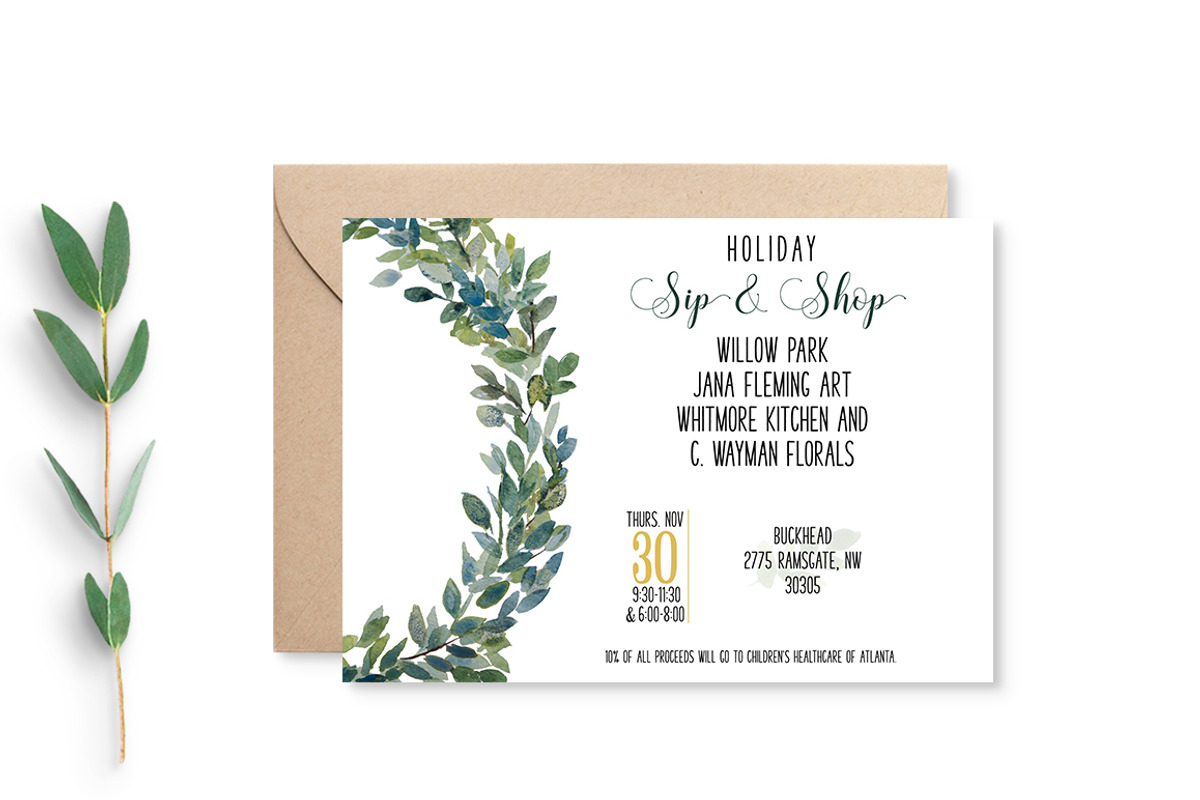 Watercolor Boxwood Wreath png, an Illustration by DailyMiracleDigitals,LLC (Photo 2 of 7)